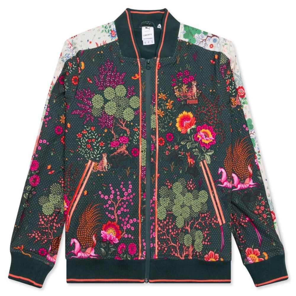 PUMA X LIBERTY TRACK JACKET - GREEN / Womens Size XL